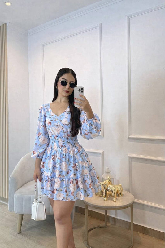 VESTIDO FLOR ROSAL