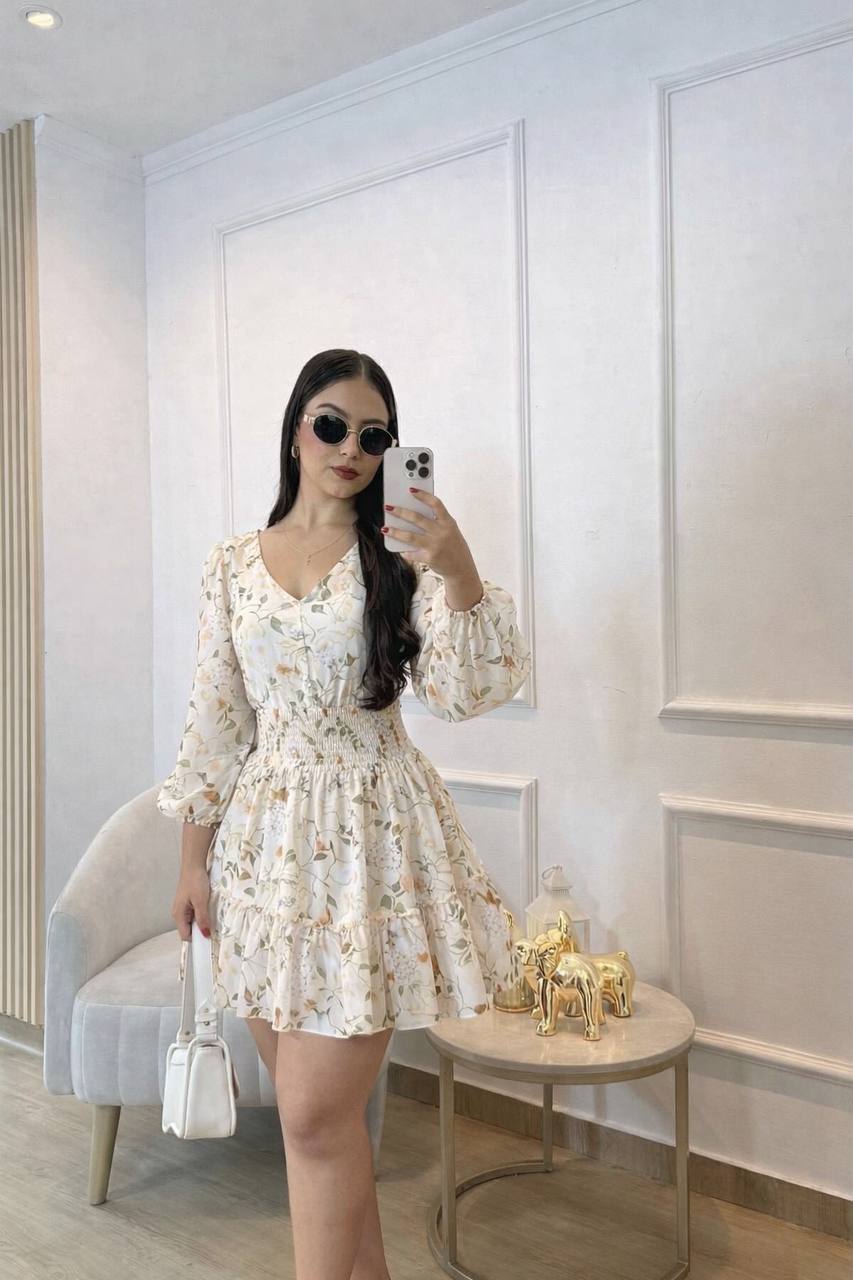 VESTIDO FLOR ROSAL